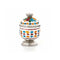 Meenakari Kumkum Holder Silver Finish Pack Of 10 280gms